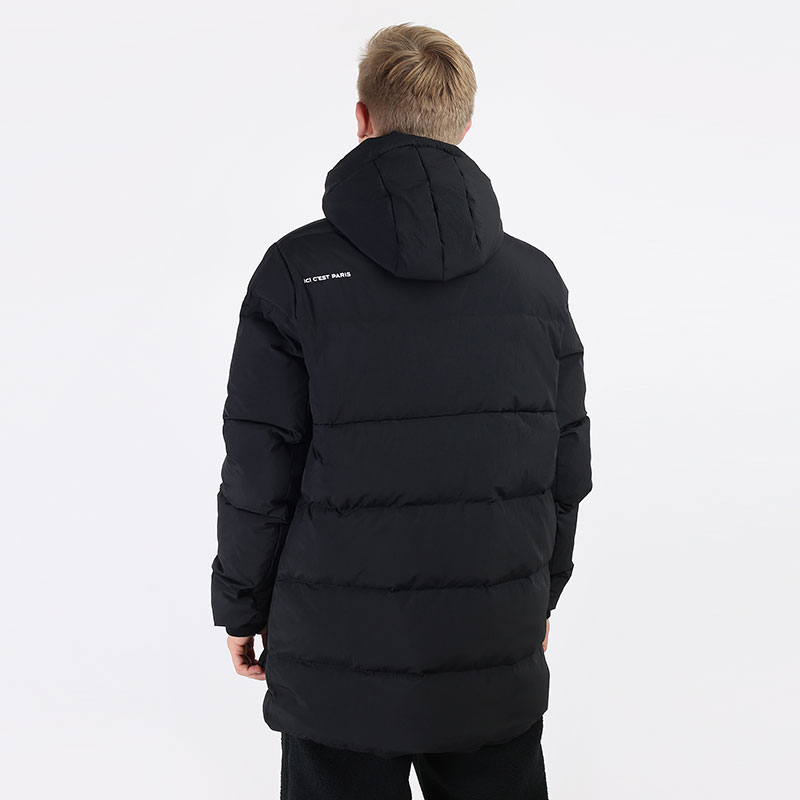 мужская черная куртка Jordan Paris Saint-Germain Down Parka Solid CW3173-010 - цена, описание, фото 7